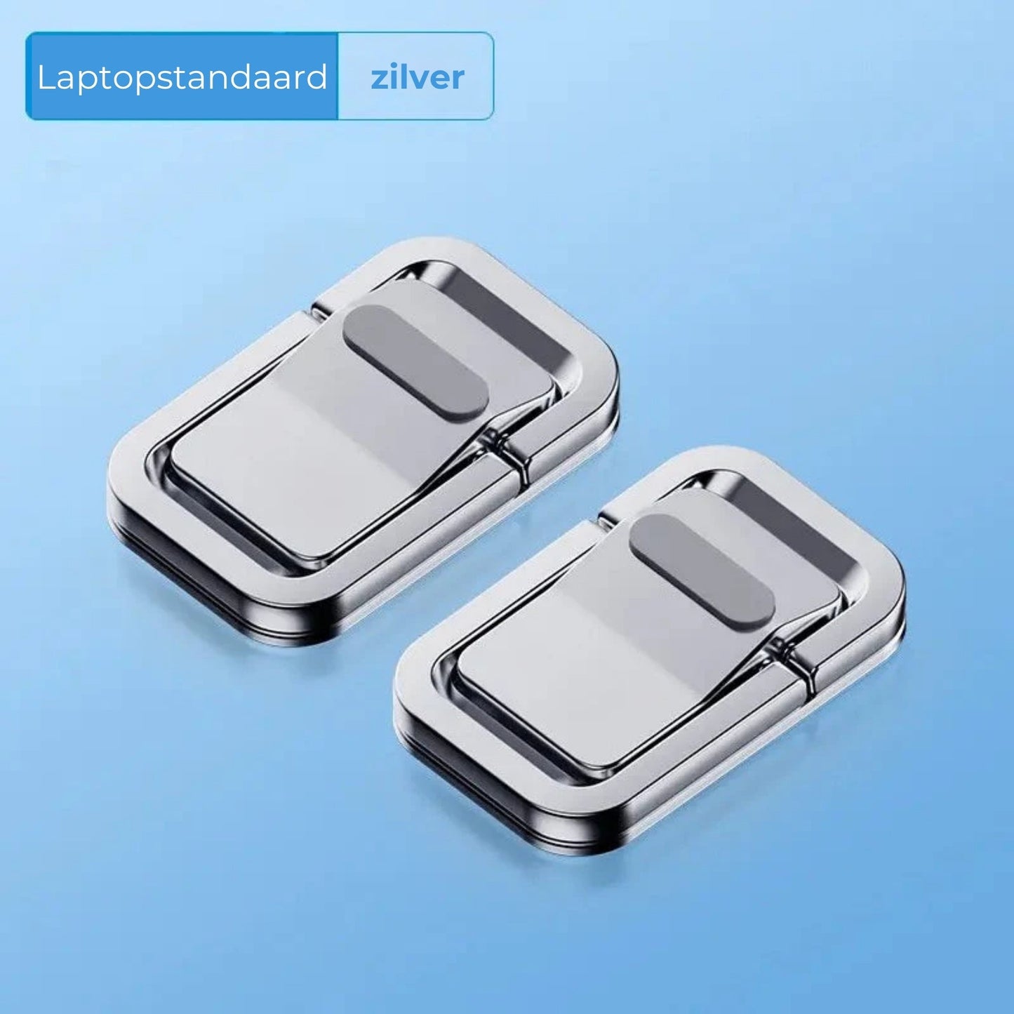 Onzichtbare laptopstandaard van aluminium (2st)