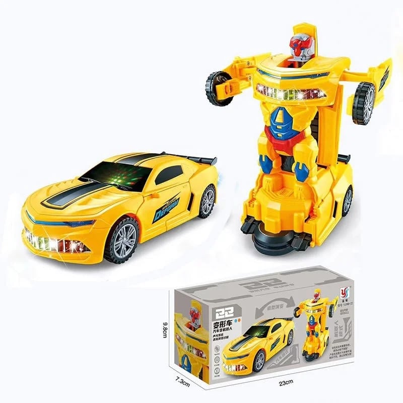 Robotisch vervormbare speelgoedauto's