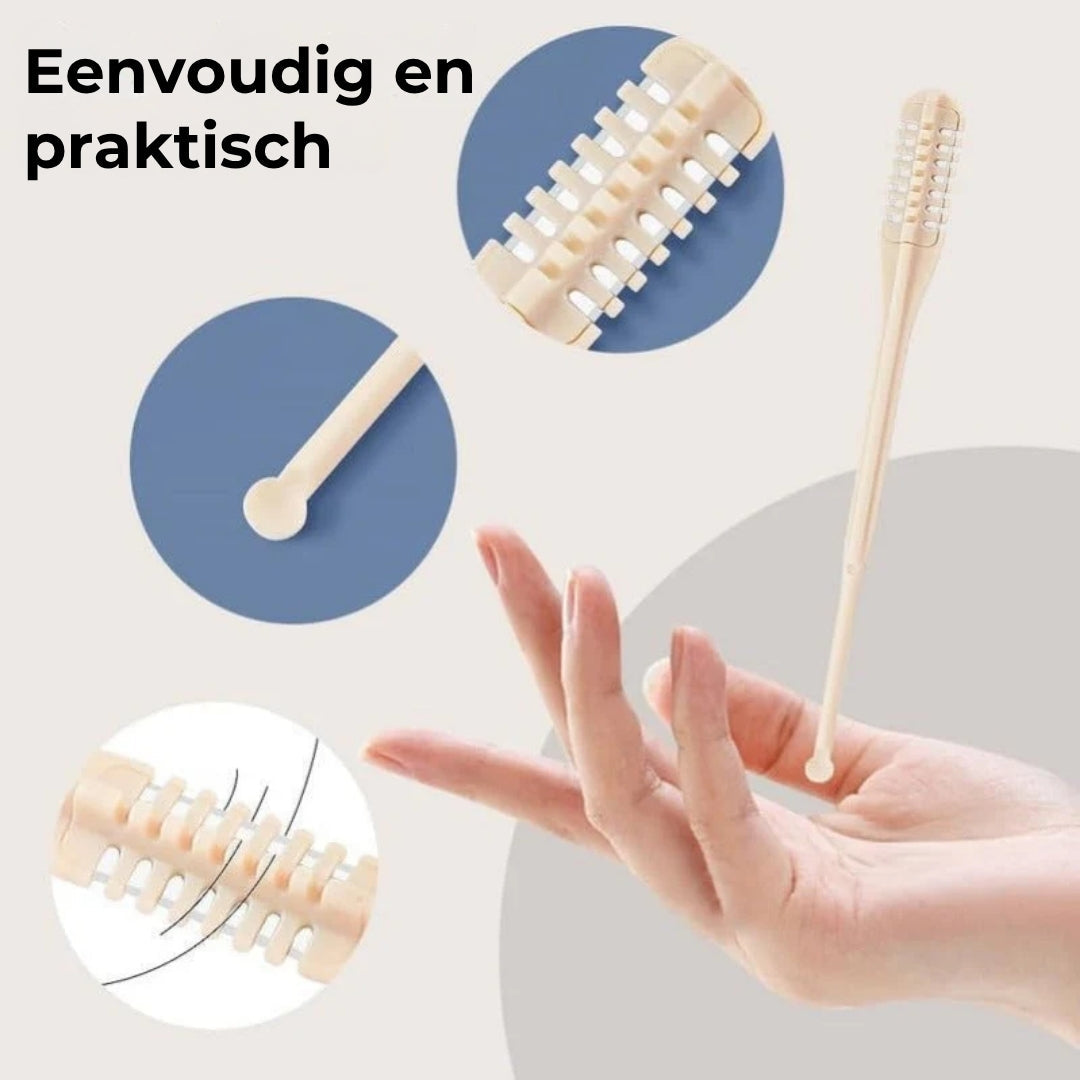 Handbediende trimmer voor neus- en oorhaar (10st)