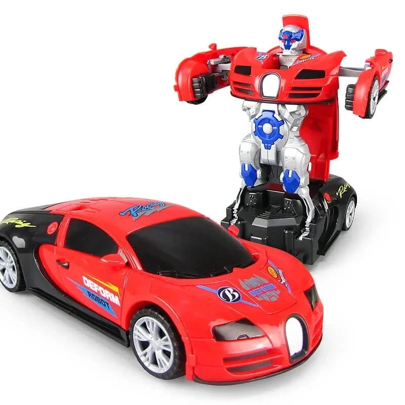 Robotisch vervormbare speelgoedauto's