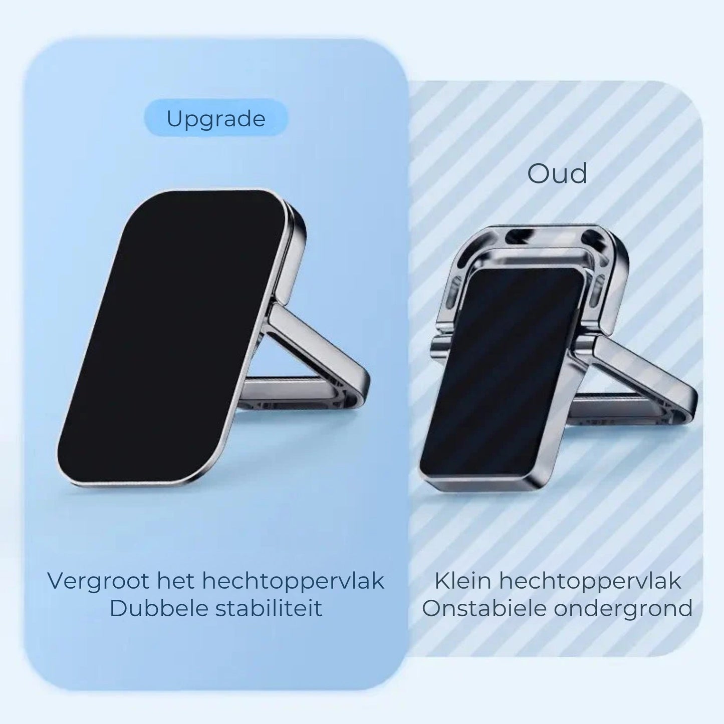 Onzichtbare laptopstandaard van aluminium (2st)