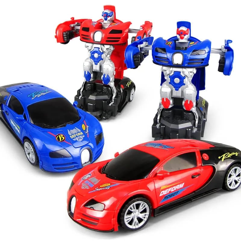 Robotisch vervormbare speelgoedauto's