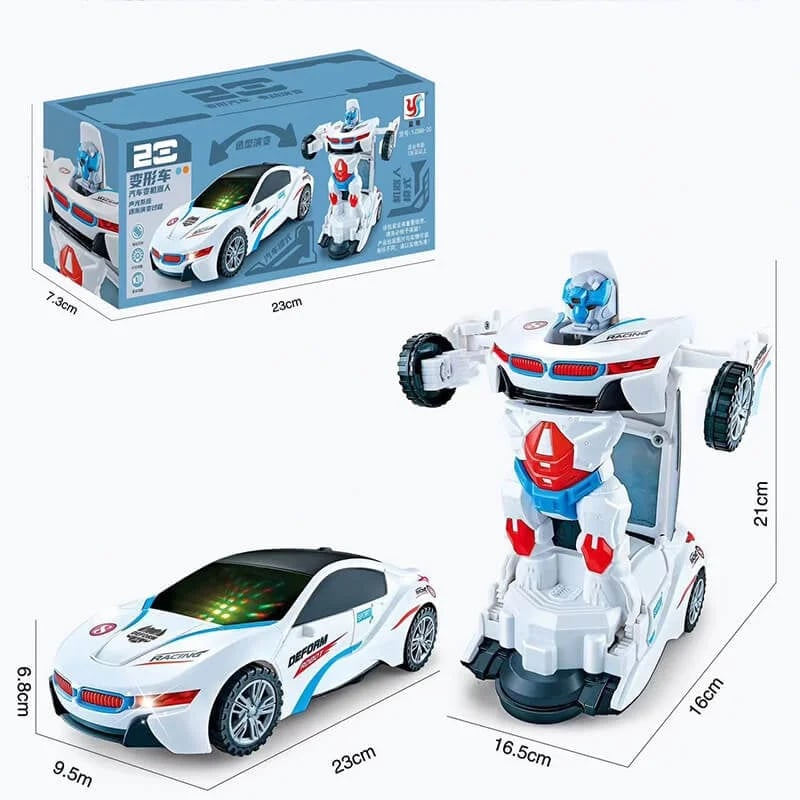 Robotisch vervormbare speelgoedauto's