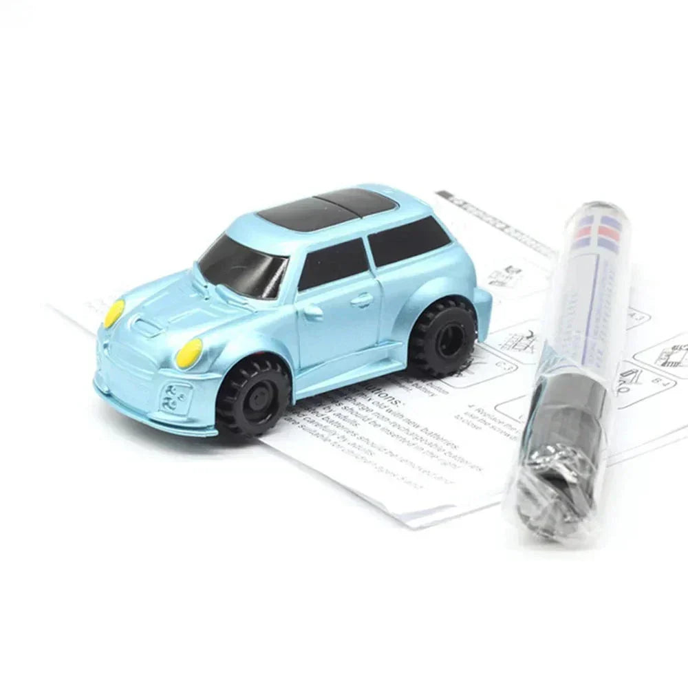Tekeningvolgende speelauto's