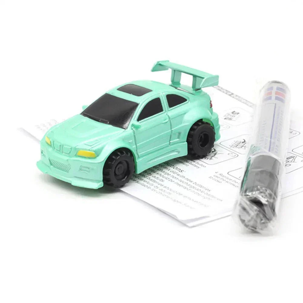 Tekeningvolgende speelauto's